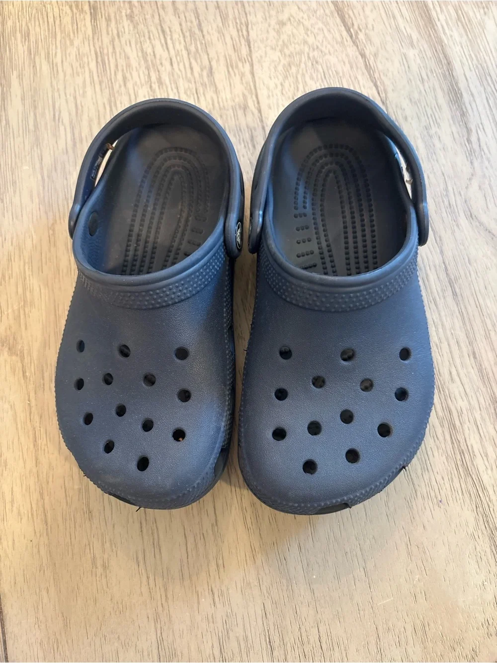 CROCS Kids Classic Clogs in Navy